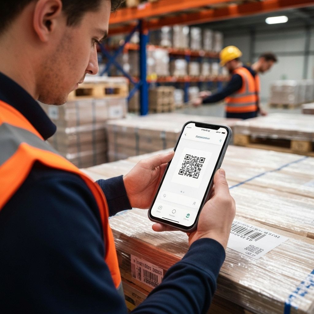Mobile barcode scanning app