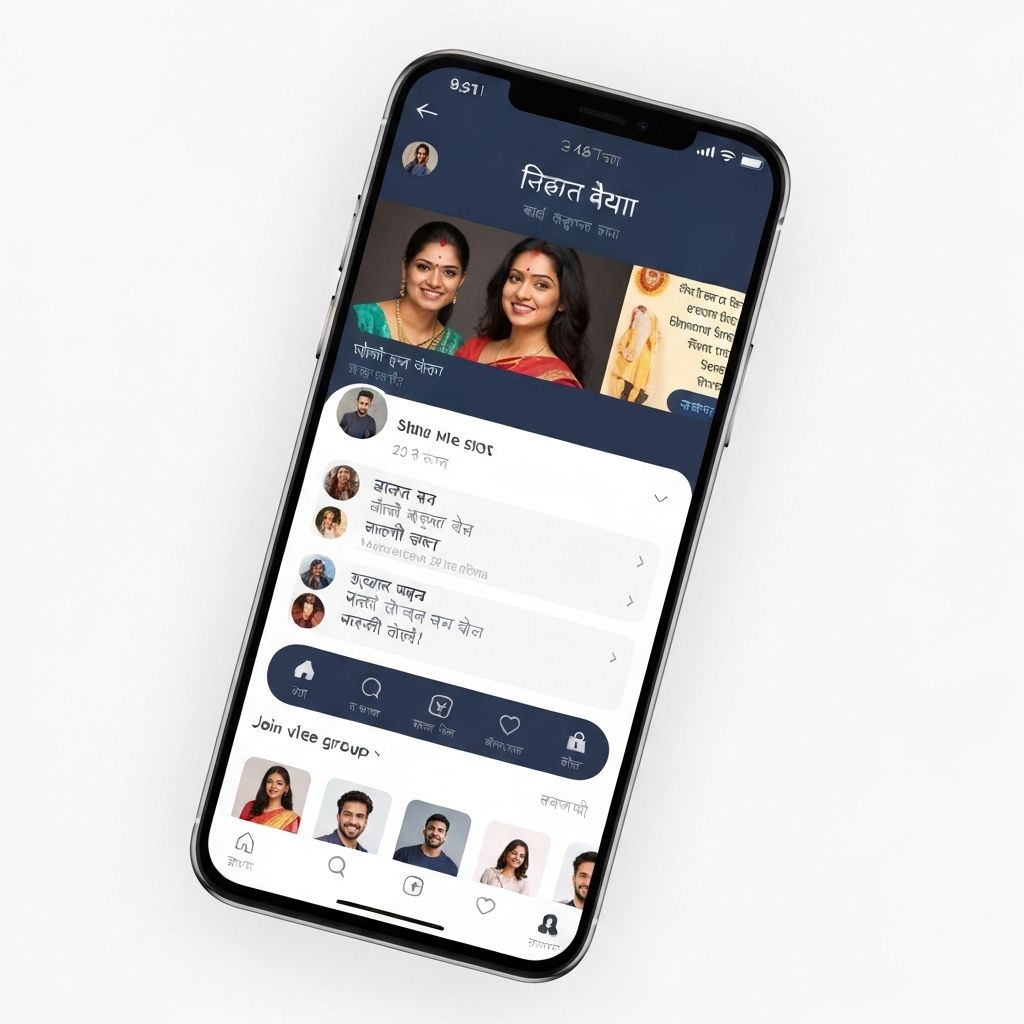 ConnectIndia social media interface