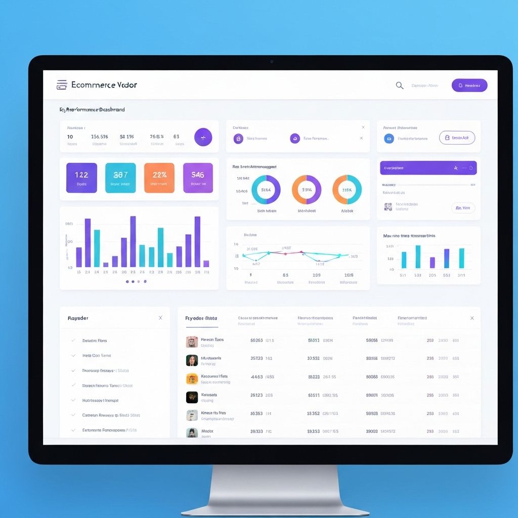 Vendor management dashboard